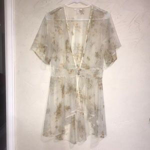 2/$10 High low sheer kimono